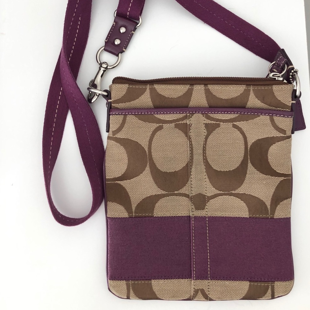 Coach cross body purse